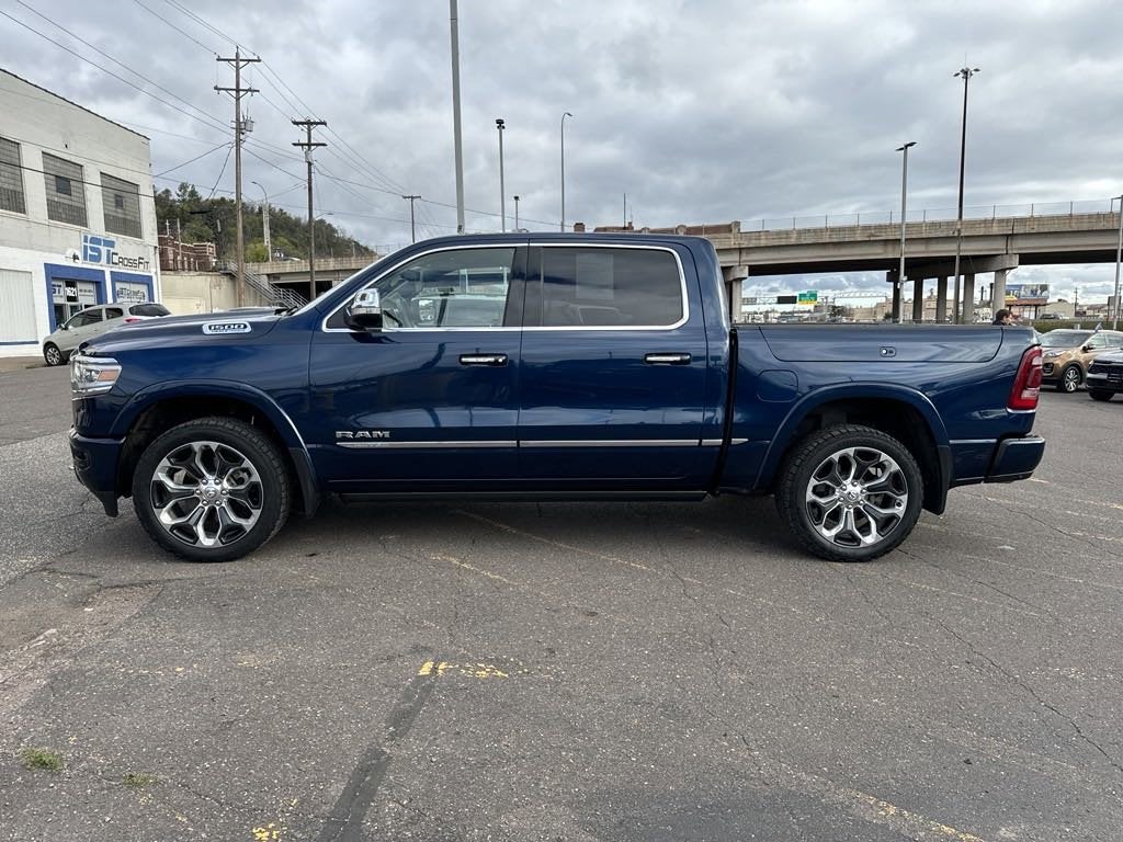 Used 2021 RAM Ram 1500 Pickup Limited with VIN 1C6SRFHT7MN812945 for sale in Duluth, Minnesota